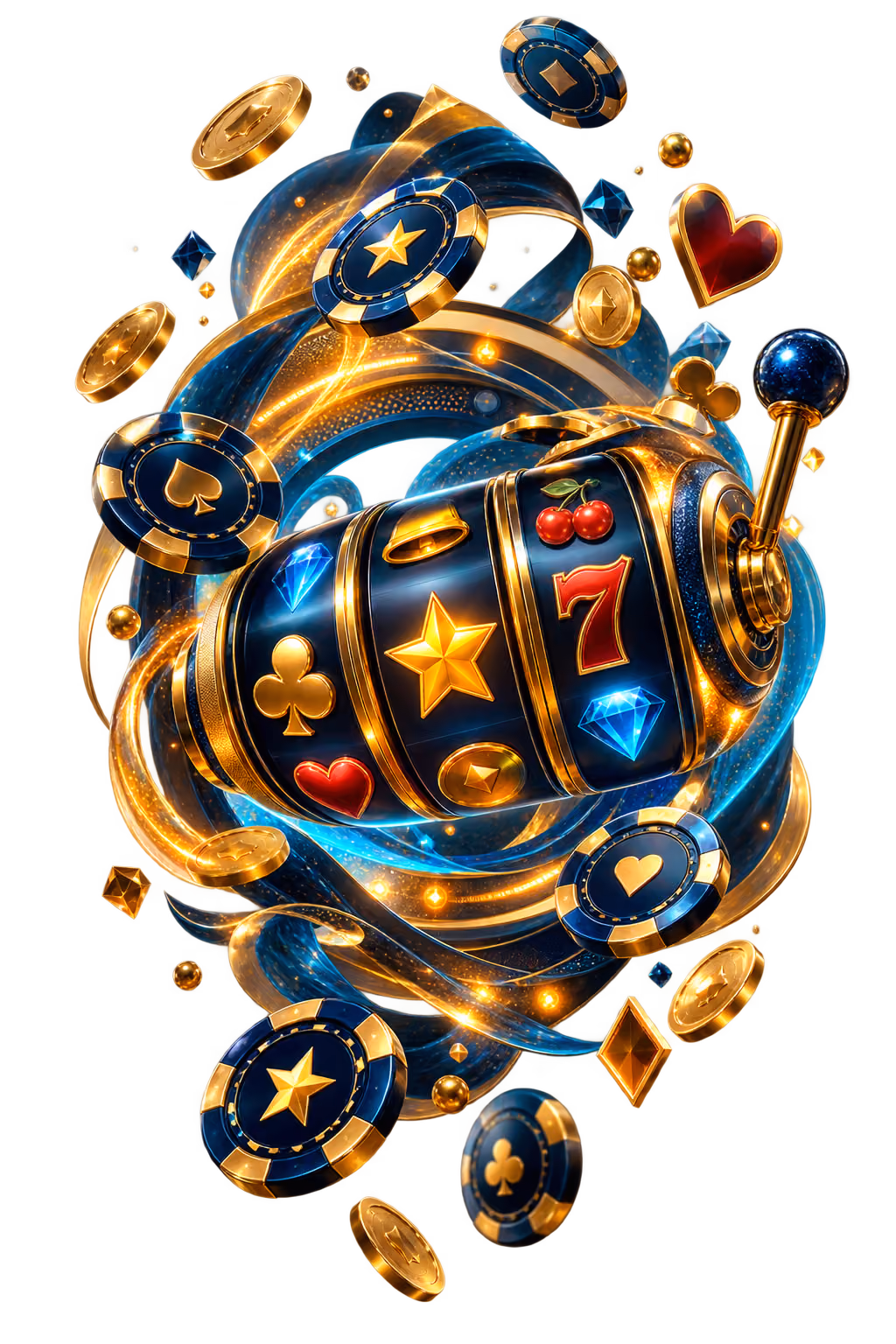 BetStarExch luminous slot-reel visual with teal-gold motion