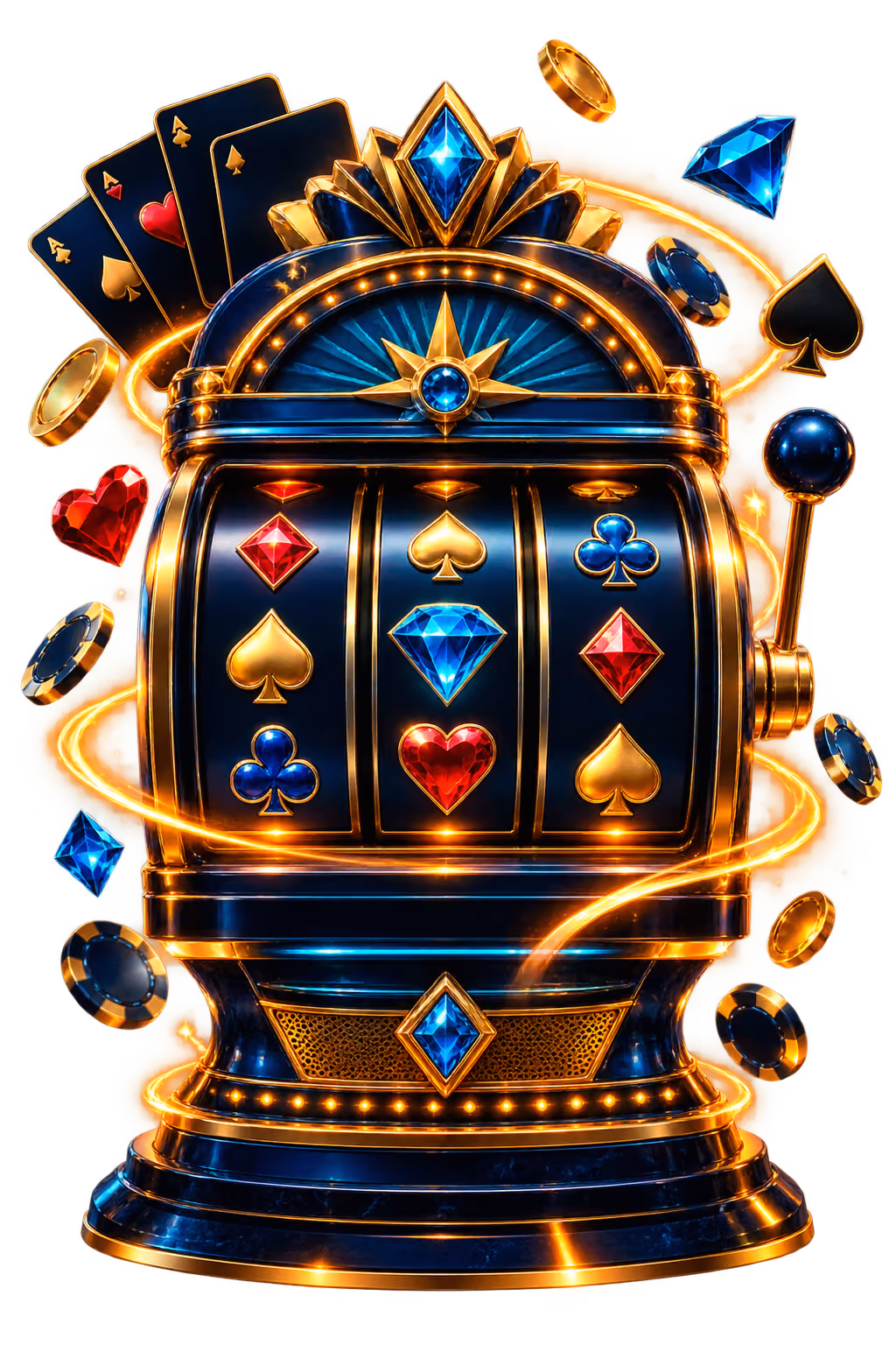 BetStarExch three-reel slot machine with abstract symbols